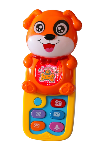 Telefon PIESEK dla malucha, gra, świeci 8