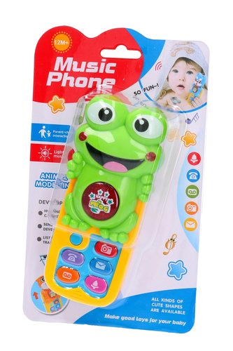 Telefon ŻABKA dla malucha, gra, świeci 6
