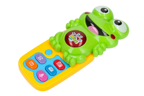 Telefon ŻABKA dla malucha, gra, świeci 3