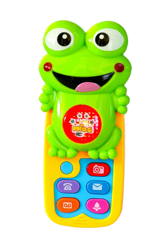 Telefon ŻABKA dla malucha, gra, świeci 5