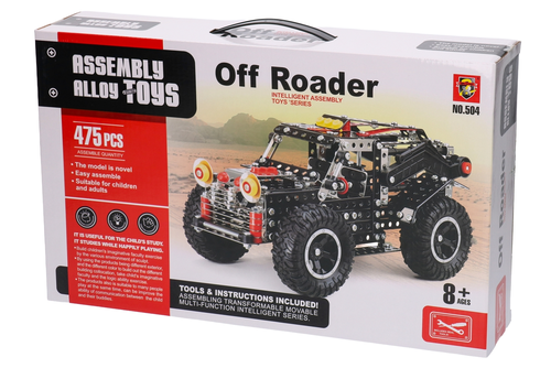 MAŁY KONSTRUKTOR 475 el terenówka JEEP 5