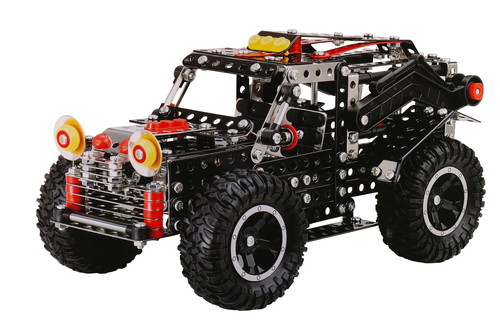 MAŁY KONSTRUKTOR 475 el terenówka JEEP 3
