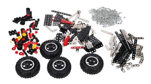 MAŁY KONSTRUKTOR 475 el terenówka JEEP 4