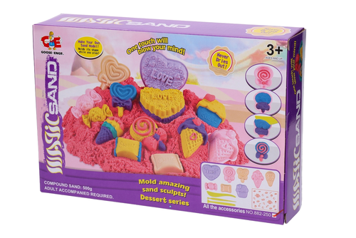 MAGICZNY piasek KINETYCZNY zestaw foremek CUKIERNIA  7