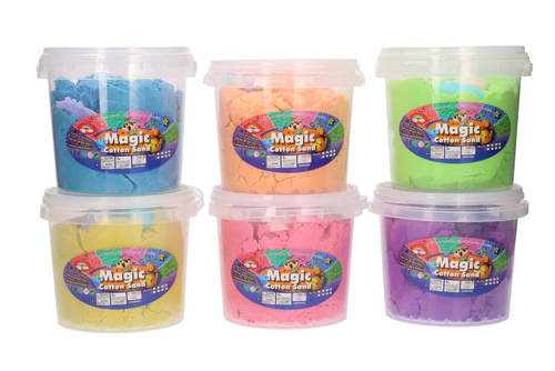 Magiczny kinetyczny PIASEK magic sand - wiaderko 950g 5
