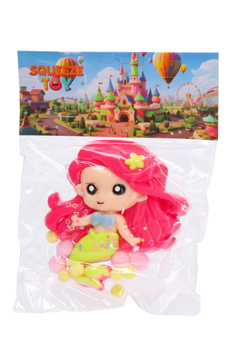 SQUISHY antystresowy gniotek SYRENKA lalka 5