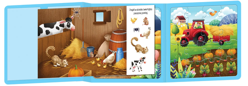 Książka Na wsi - puzzle magnetyczne 2