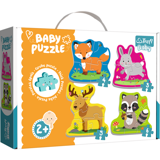 Baby Puzzle ZWIERZĄTKA LEŚNE 1