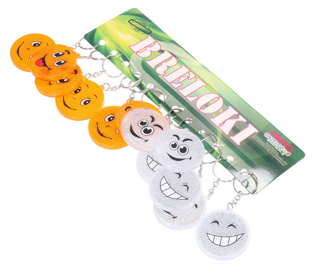 Brelok odblaskowy emotikon 1