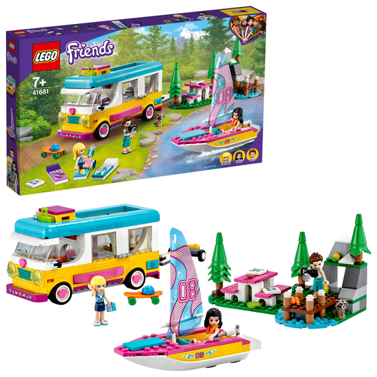 LEGO Friends Leśny mikrobus kempingowy i żaglówka 1