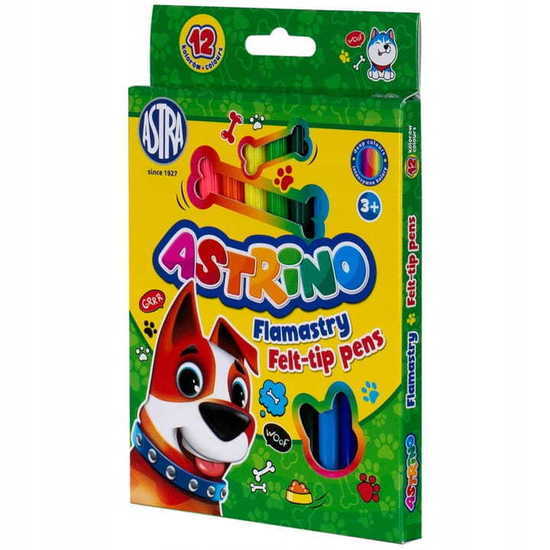 Flamastry ASTRINO 12 kolorów 1