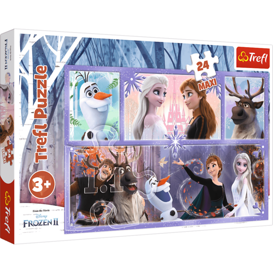Puzzle 24 Maxi FROZEN Świat pełen magii 1