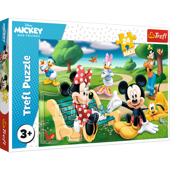 Puzzle 24 Maxi MYSZKA MIKI w gronie przyjaciół 1