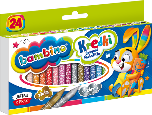 Kredki BAMBINO 24 kolory 1
