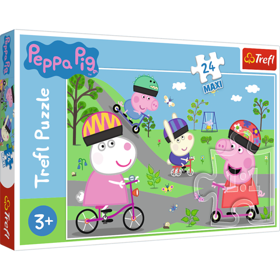 Puzzle 24 Maxi ŚWINKA PEPPA Aktywny dzień 1