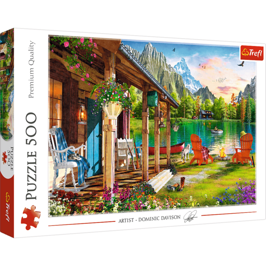Puzzle 500 DOMEK W GÓRACH 1
