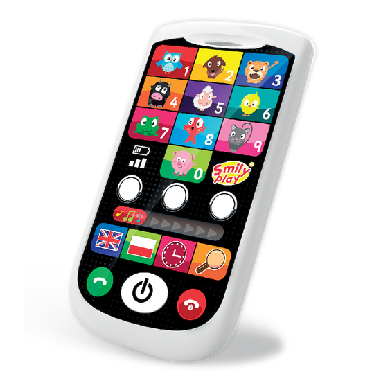 Edukacyjny smartfon dwujęzyczny telefon Smily Play 1