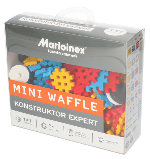 Klocki mini wafle KONSTRUKTOR EXPERT 141el 1
