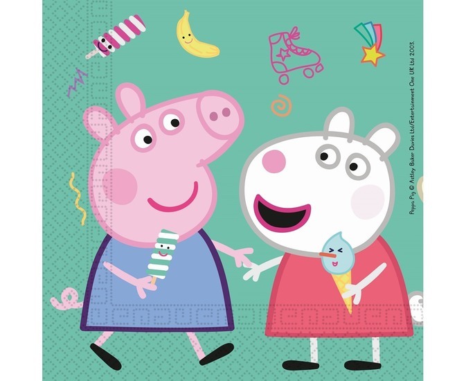 Serwetki papierowe ŚWINKA PEPPA 20szt 1