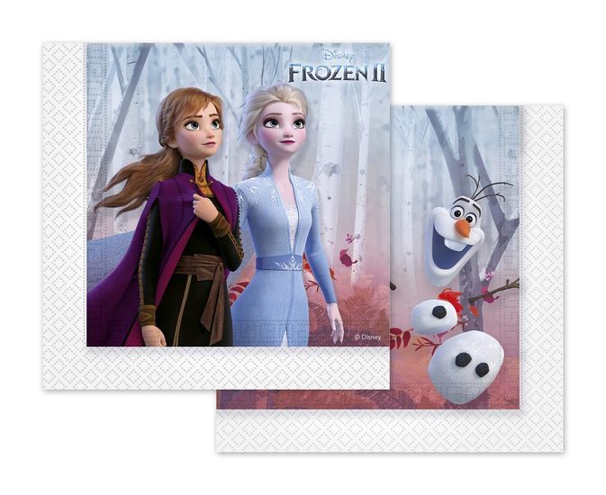 SERWETKI PAPIEROWE FROZEN Kraina Lodu 1