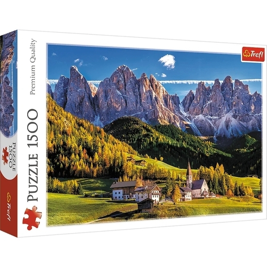 Puzzle 1500 Dolina Val di Funes WŁOCHY 1