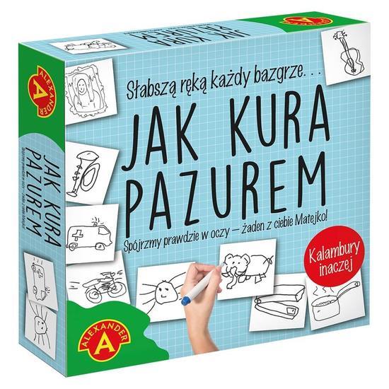 Gra JAK KURA PAZUREM kalambury inaczej 1