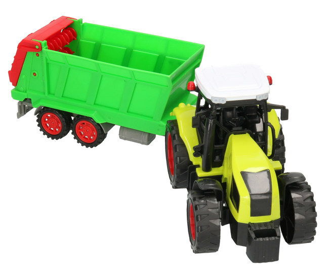 Traktor z rozrzutnikiem 1