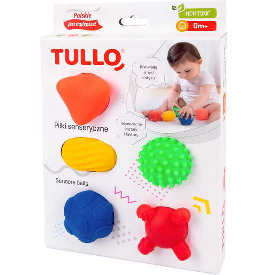 Piłeczki sensoryczne 5szt w pudełku 1