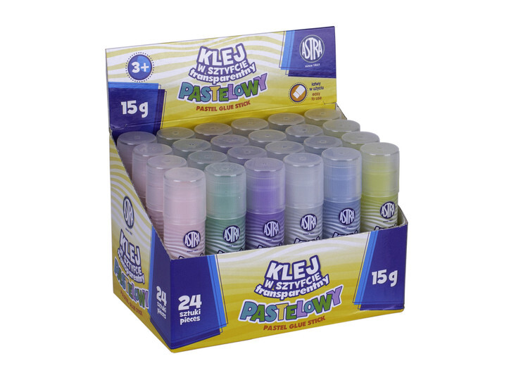 KLEJ W SZTYFCIE TRANSPARENTNY ASTRA 15g 1