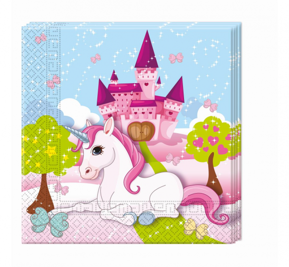 Serwetki papierowe konik UNICORN 20szt 1