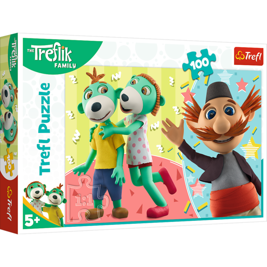 Puzzle 100 Trefliki i Wujcio 1