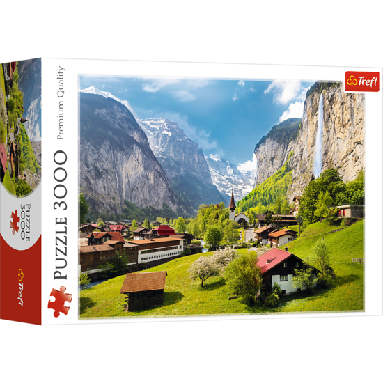 Puzzle 3000 Lauterbrunnen SZWAJCARIA 1
