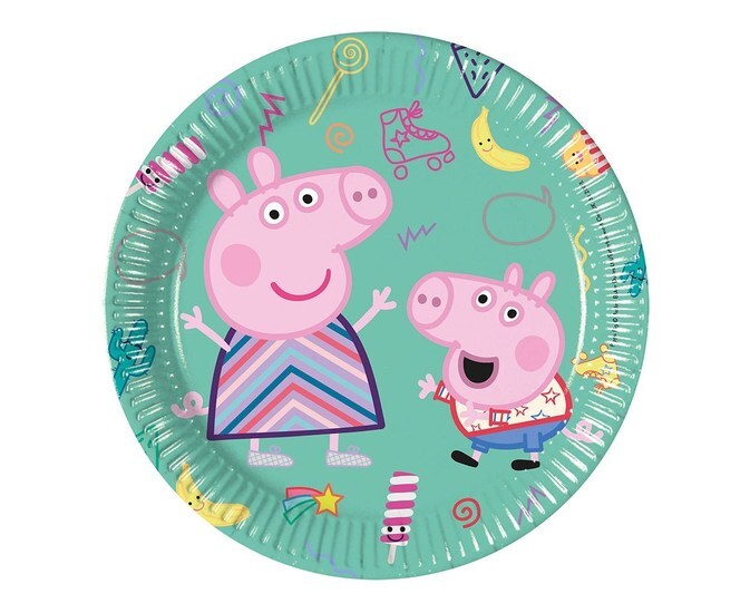 Talerzyki papierowe ŚWINKA PEPPA 20cm 1