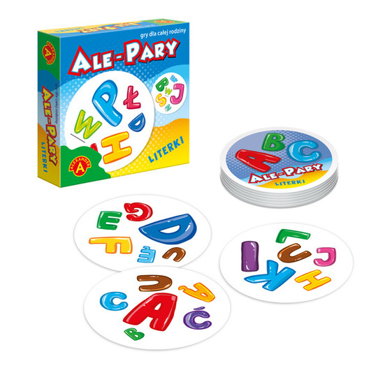 Gra ALE PARY - LITERKI gra karciana 1