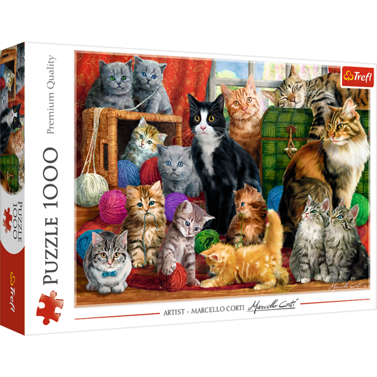 Puzzle 1000 KOCIE SPOTKANIE  1