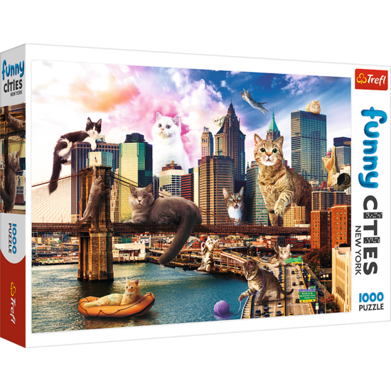 Puzzle 1000 KOTY W NOWYM JORKU  1