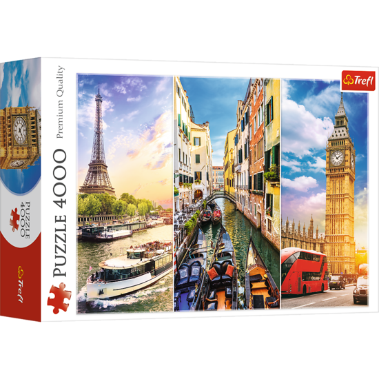 Puzzle 4000 WYCIECZKA PO EUROPIE  1