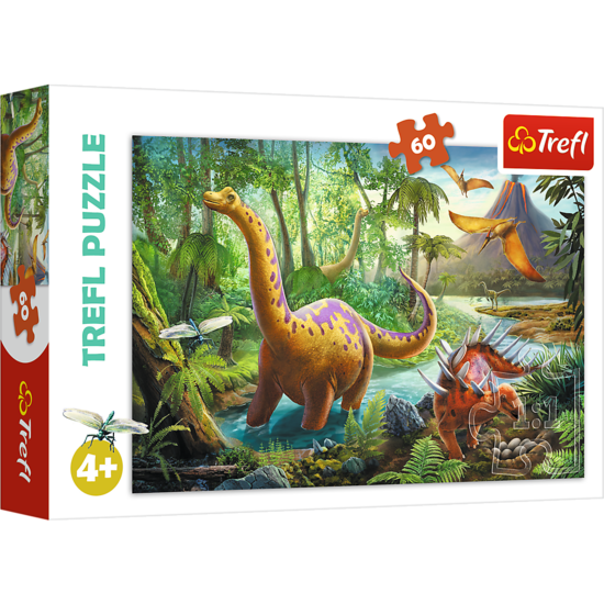Puzzle 60 WĘDRÓWKA DINOZAUÓW  1
