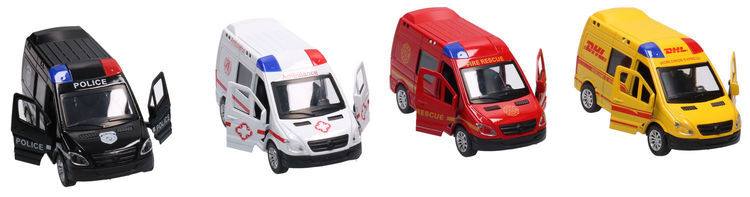Auto bus Policja, straż pożarna, ambulans  1