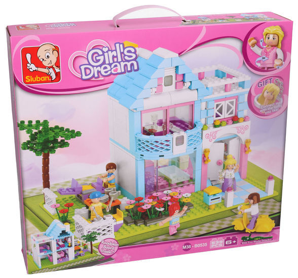 Klocki Sluban Girl's Dream, Domek z ogrodem  1