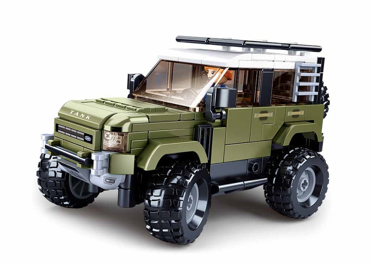 Klocki Sluban auto terenowe Model Bricks 317el 1