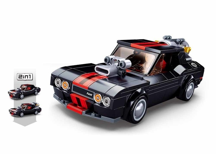 Klocki Sluban auto wyścigowe Model Bricks 328el 1