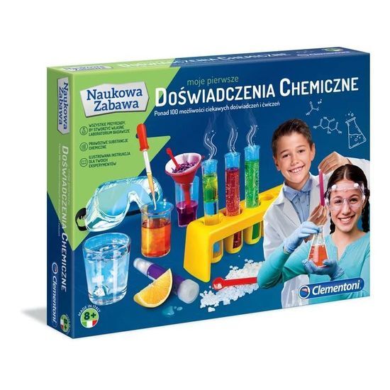 Doświadczenia chemiczne NAUKOWA ZABAWA Clementoni 1