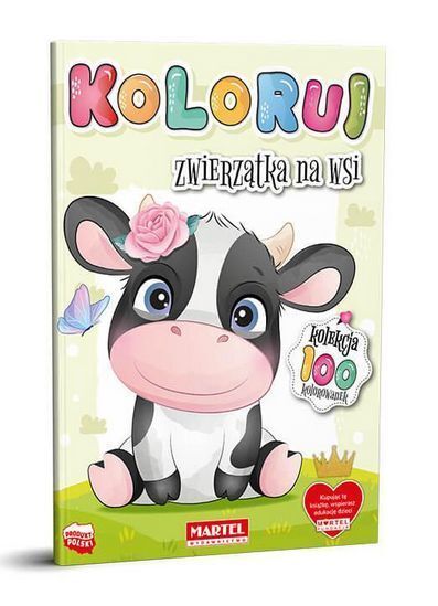 KOLOROWANKA Koloruj zwierzątka na wsi 1