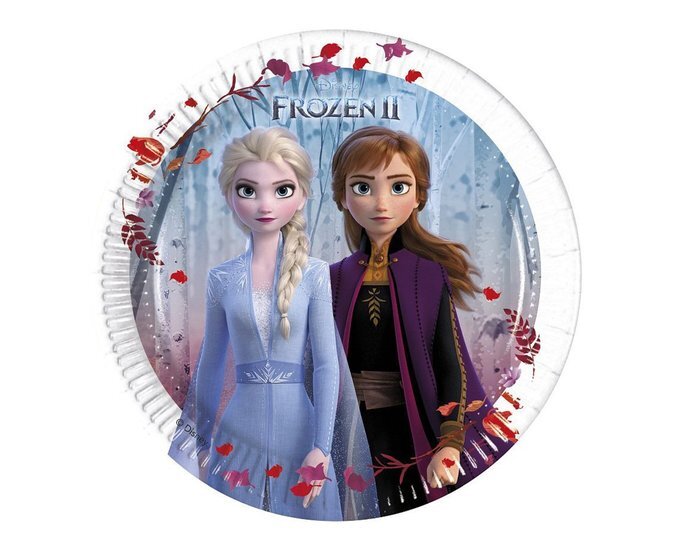 Talerzyki papierowe Kraina Lodu Frozen 2 20cm 1