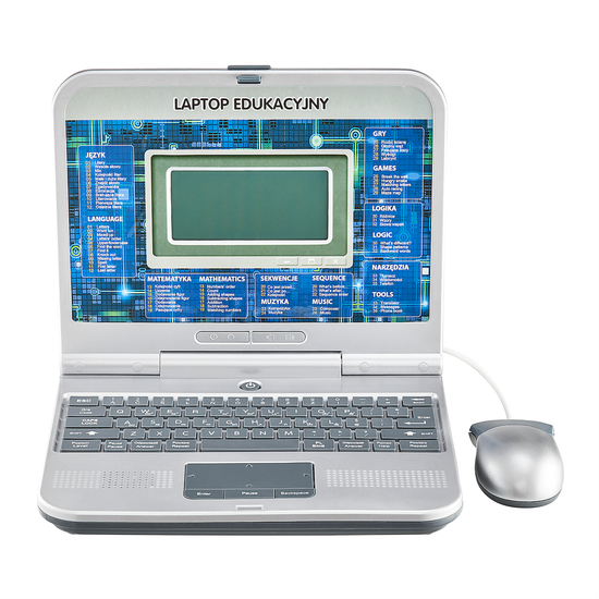 Edukacyjny LAPTOP DWUJĘZYCZNY Smily Play 1