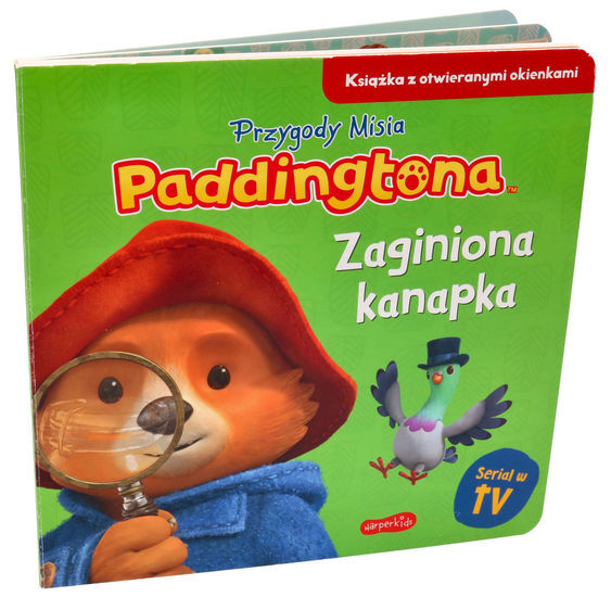 Książka ZAGINIONA KANAPKA Przygody Misia Paddingtona. Książka z otwieranymi okienkami 1