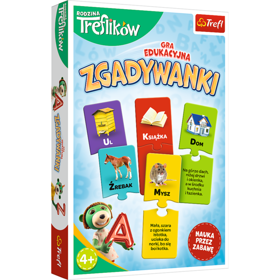 GRA Zagadkowy alfabet Rodzina Treflików 1