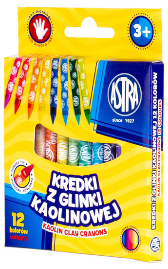 Kredki grafionowe Astra – 12 kolorów 1