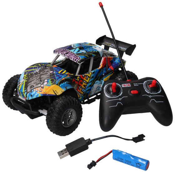 Auto na radio TERENÓWKA BUGGY karoseria GRAFFITI  1